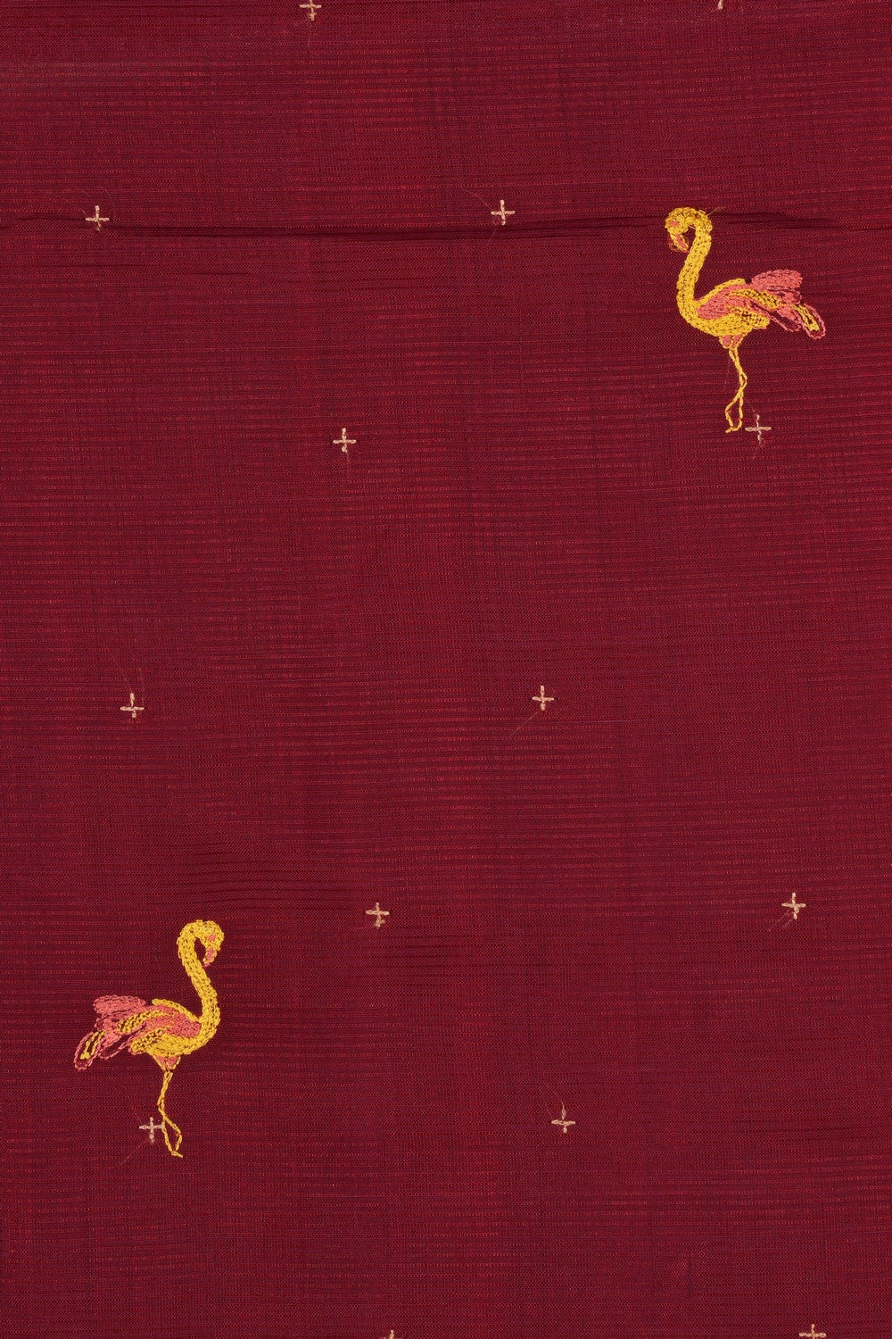 Image of Mangalgiri Silk Embroidery Saree